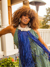 Load image into Gallery viewer, Leather & Raffia Necklace