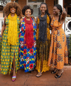 African Print Infinity Dresses