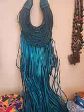 Load image into Gallery viewer, Leather & Raffia Necklace