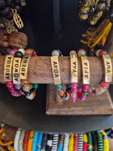 Load image into Gallery viewer, African Day Name Glass Bead Bracelets
