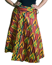 Load image into Gallery viewer, African Print Wrap Skirts