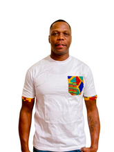 Load image into Gallery viewer, African Print Men's Pocket T-Shirts