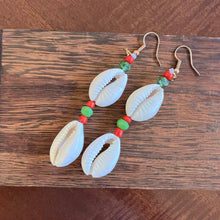 Load image into Gallery viewer, Cowrie Shell Earrings