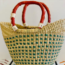 Load image into Gallery viewer, Small U-Shaped Bolga Baskets