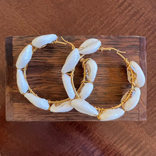 Load image into Gallery viewer, Cowrie Shell Earrings