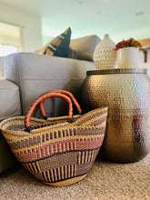 Load image into Gallery viewer, Large U-Shaped Bolga Baskets