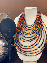 Load image into Gallery viewer, African Fabric Necklaces