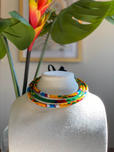 Load image into Gallery viewer, African Fabric Necklaces