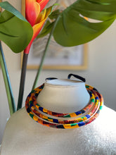 Load image into Gallery viewer, African Fabric Necklaces