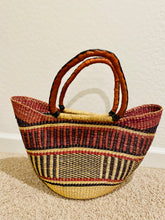 Load image into Gallery viewer, Large U-Shaped Bolga Baskets