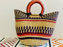 Load image into Gallery viewer, Small U-Shaped Bolga Baskets