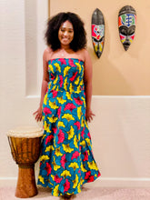 Load image into Gallery viewer, African Print Tube Top Dresses