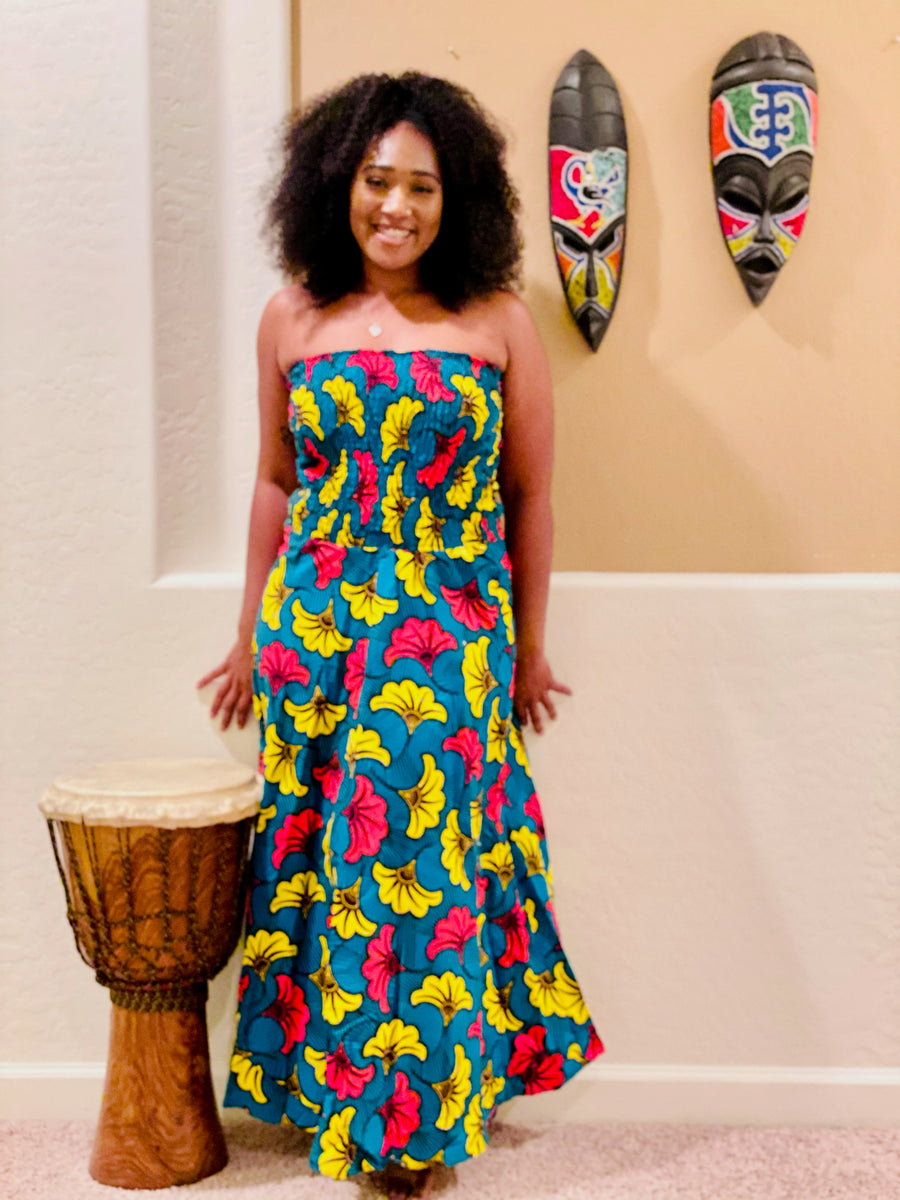 African Print Tube Top Dresses – thediasporacollective