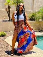 Load image into Gallery viewer, African Print Wrap Skirts