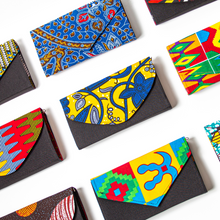 Load image into Gallery viewer, African Fabric Clutch Purses