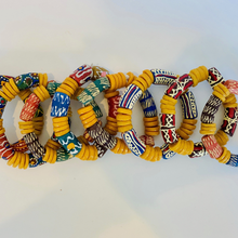 Load image into Gallery viewer, African Glass Bead Bracelets