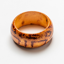 Load image into Gallery viewer, Large African Wood Bangle