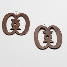 Load image into Gallery viewer, African Wood Earrings