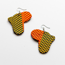 Load image into Gallery viewer, African Fabric Earrings