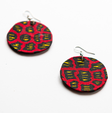Load image into Gallery viewer, African Fabric Earrings