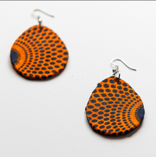 Load image into Gallery viewer, African Fabric Earrings
