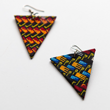 Load image into Gallery viewer, African Fabric Earrings