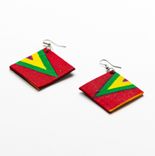 Load image into Gallery viewer, African Fabric Earrings