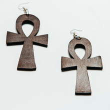 Load image into Gallery viewer, African Wood Earrings