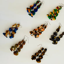 Load image into Gallery viewer, African Fabric Earrings