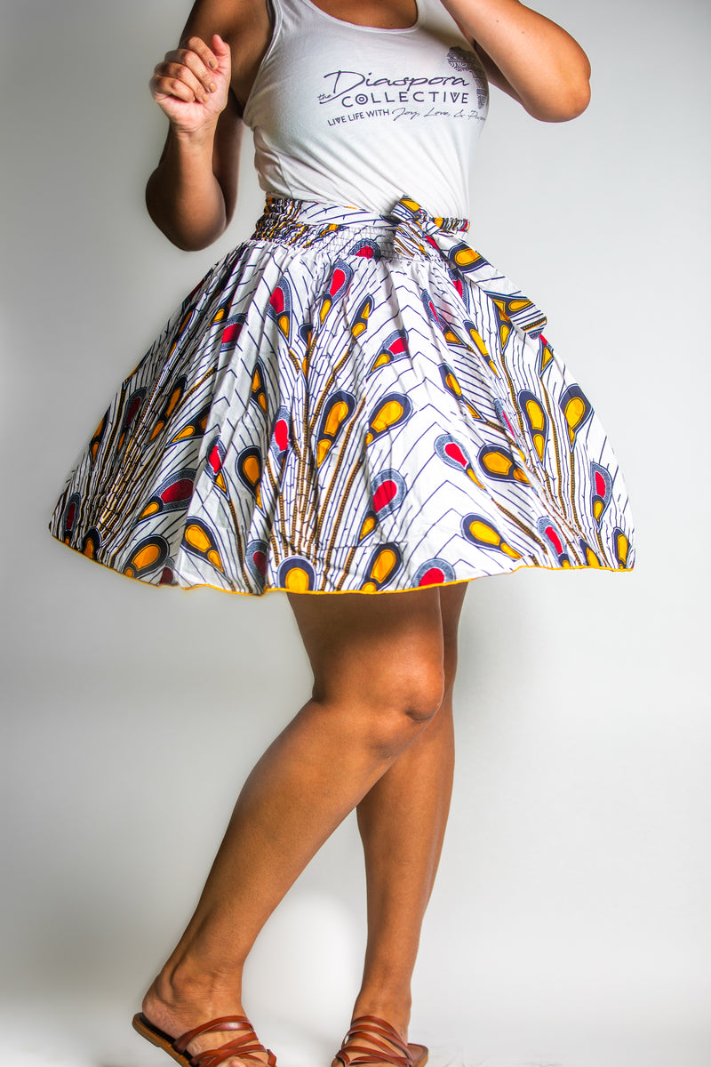 African Fabric Skirts thediasporacollective