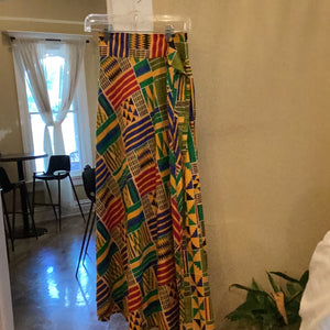 African Print Wrap Skirts