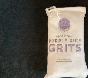 Purple Rice Grits