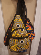 Load image into Gallery viewer, Ankara Fabric Sling Bags
