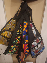 Load image into Gallery viewer, Ankara Fabric Sling Bags
