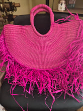 Load image into Gallery viewer, Raffia Basket Purse
