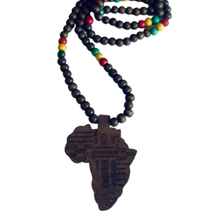 African Wood Necklaces