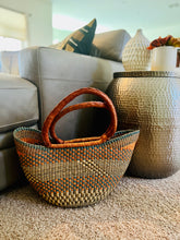 Load image into Gallery viewer, Large U-Shaped Bolga Baskets
