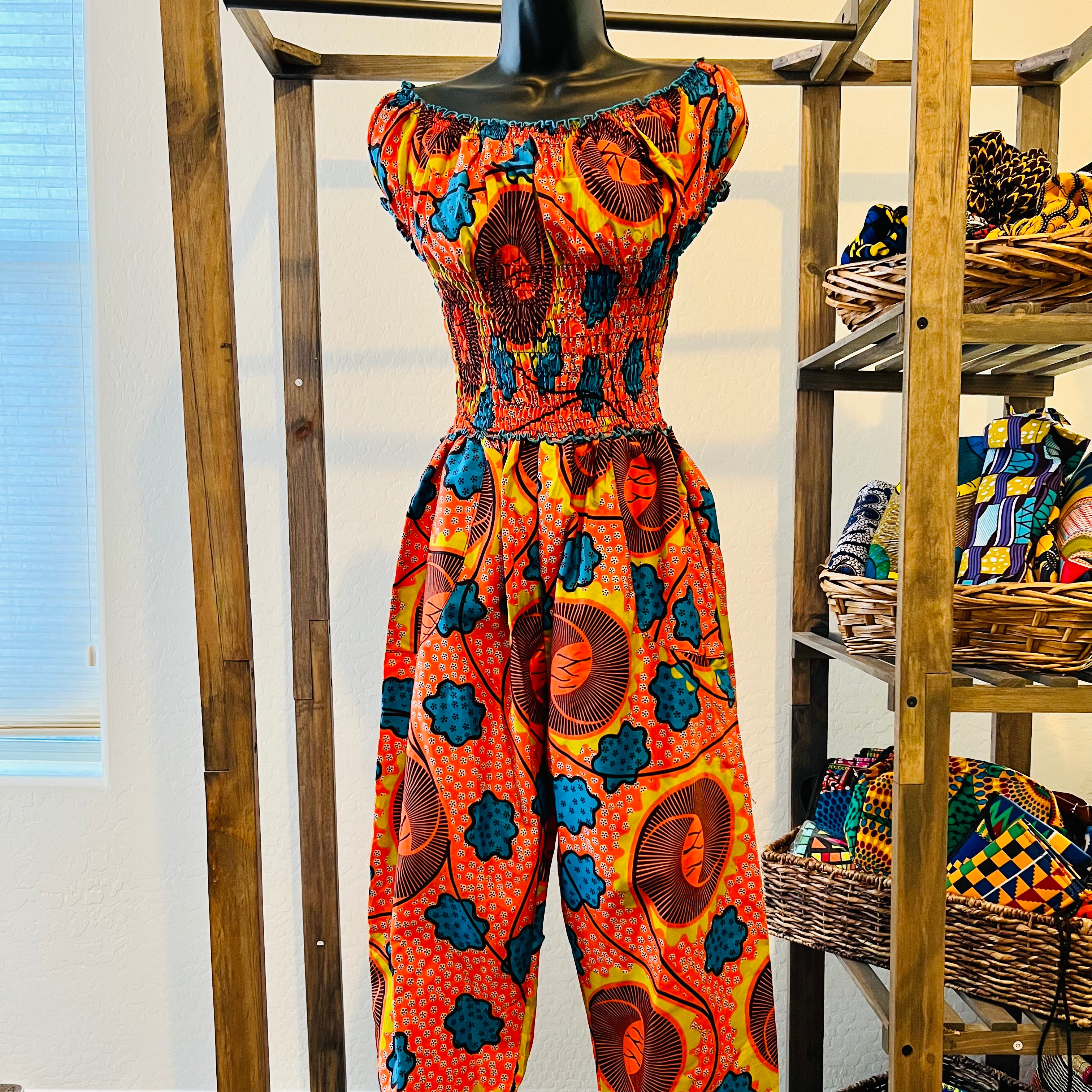 African Print Jumpsuit