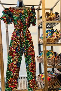 African Print Jumpsuit