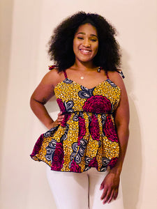 Queen Malkia Ankara  African print clothing, Active wear for women,  African fashion
