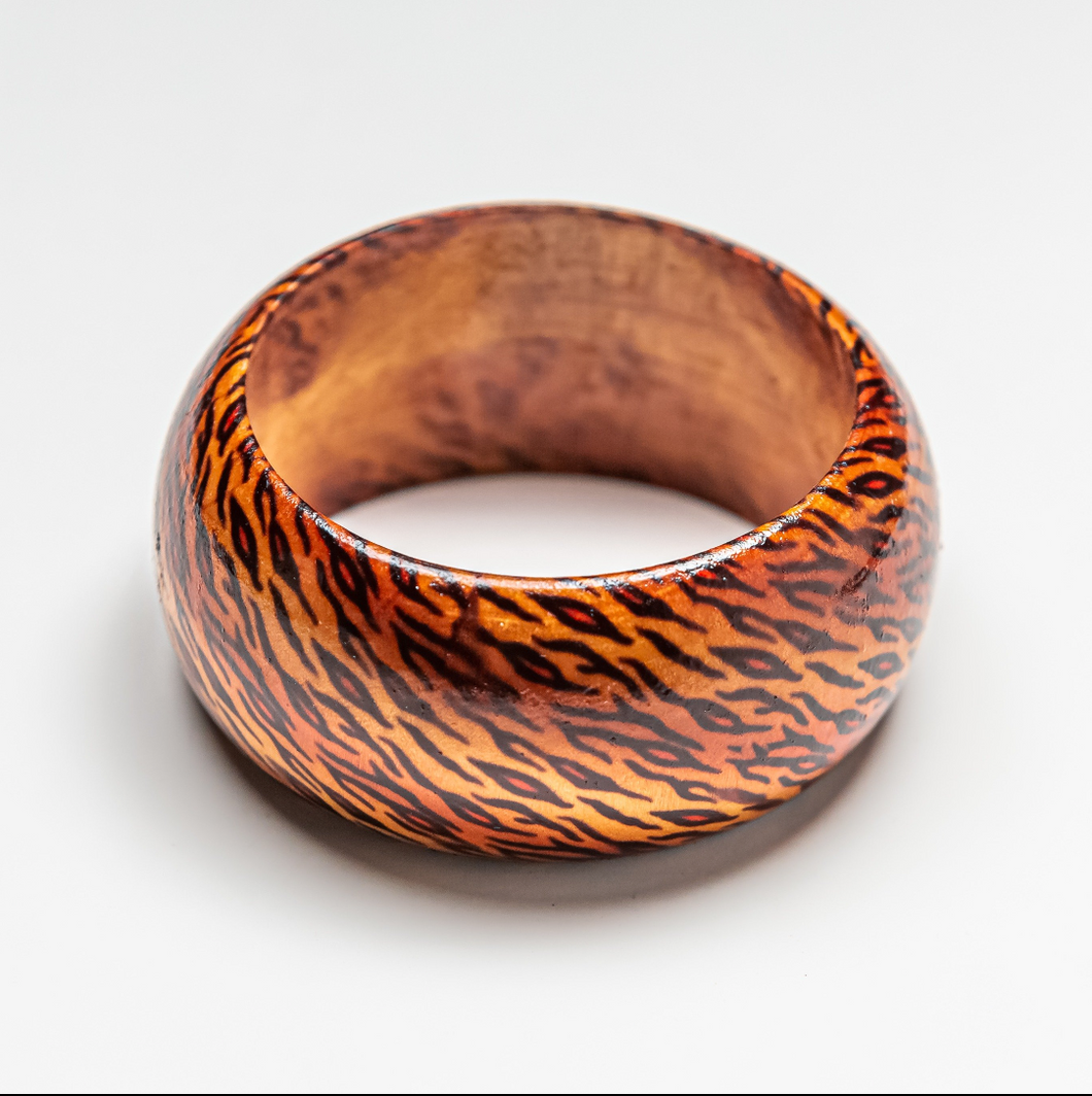 Large African Wood Bangle – thediasporacollective Large African Wood Bangle – thediasporacollective