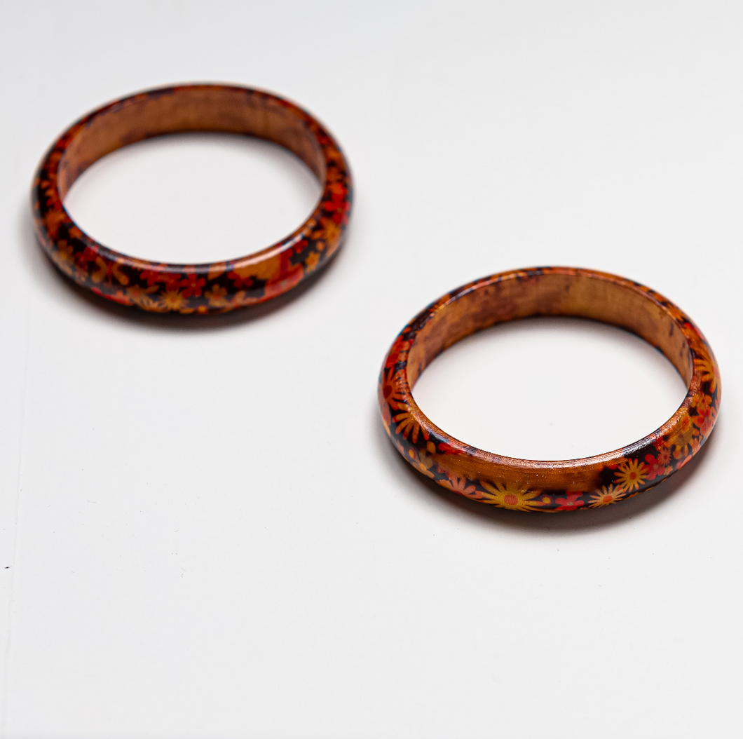 Small African Wood Bangles