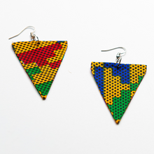 Load image into Gallery viewer, African Fabric Earrings
