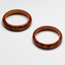 Load image into Gallery viewer, Small African Wood Bangles
