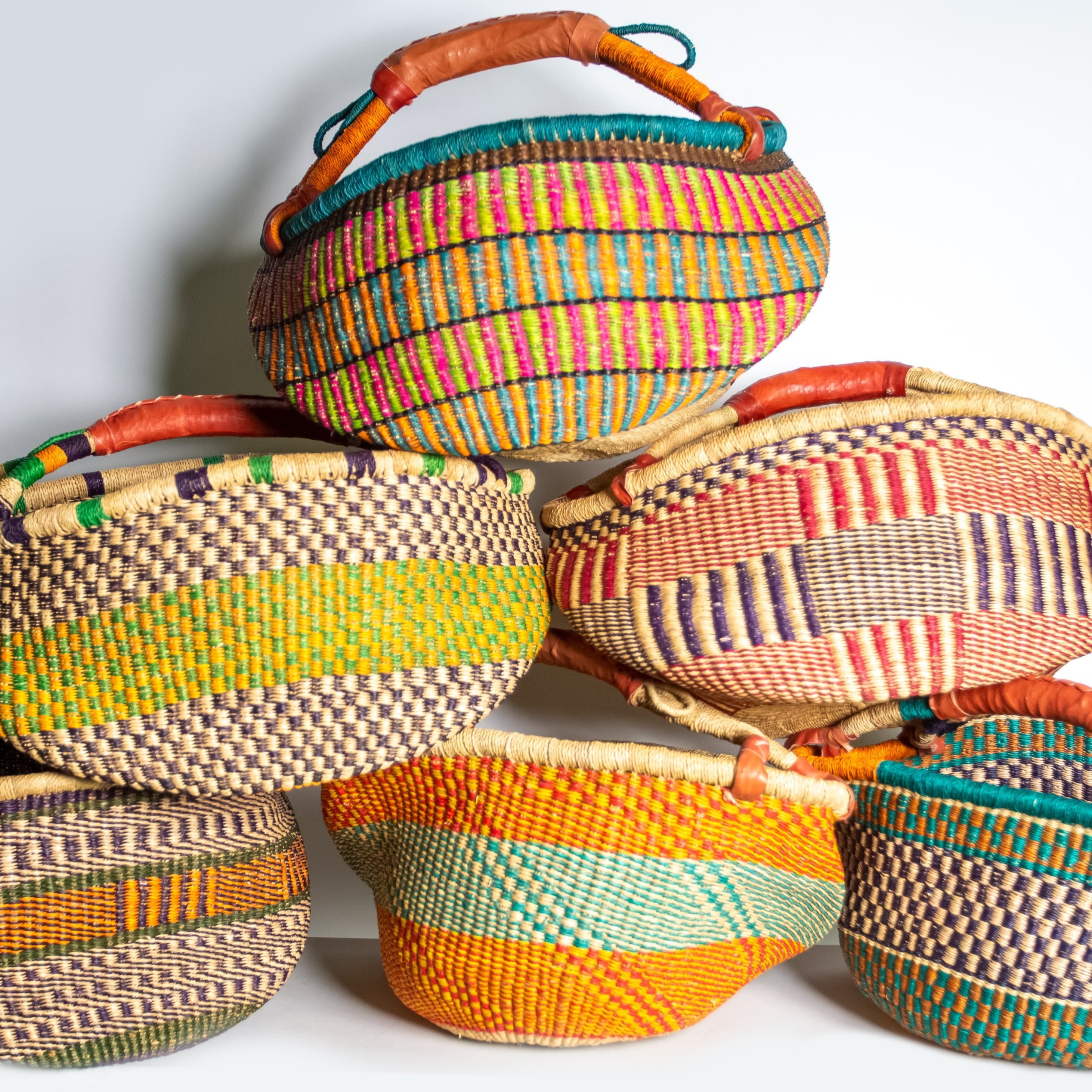 African bolga authentic basket